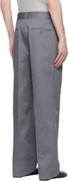 Maison Margiela Grey Cotton Trousers