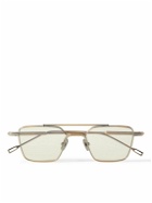 Native Sons - Yeager Explorer Square-Frame Gold-Tone Sunglasses