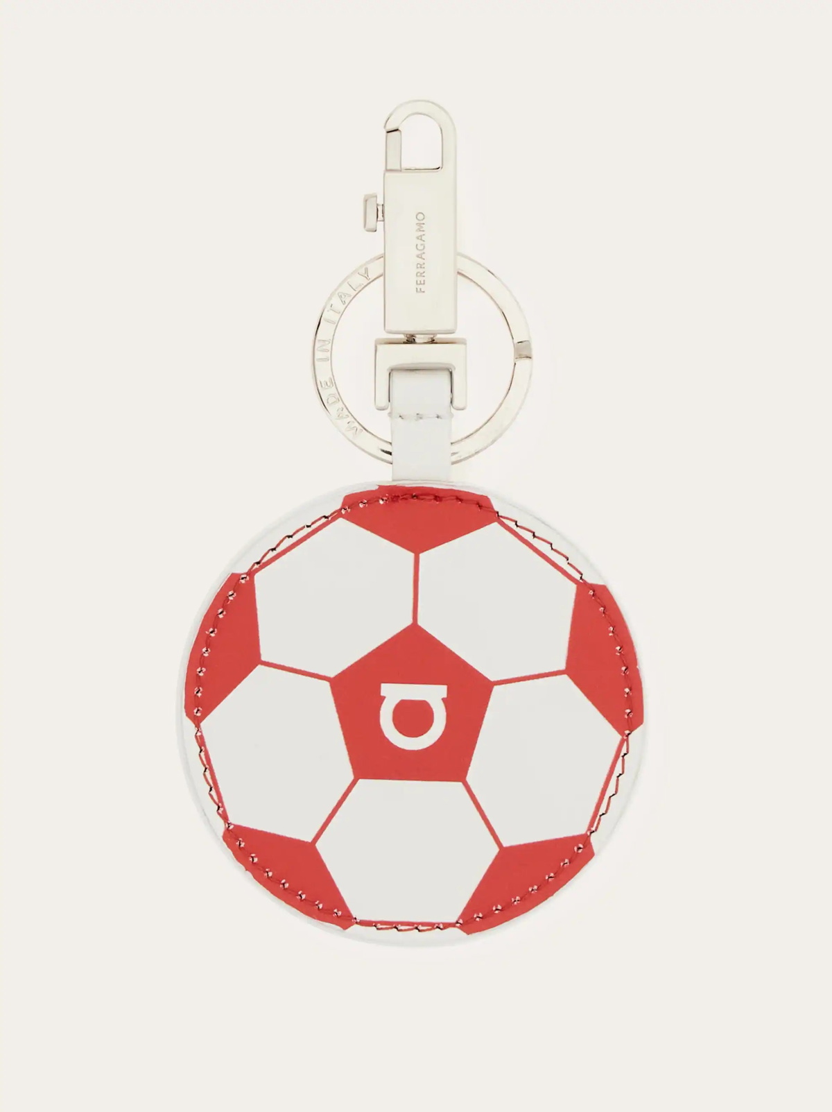 Ferragamo Mens Keychain - Citymatch Capsule in Red Salvatore Ferragamo