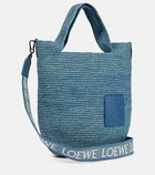 Loewe Anagram raffia shoulder bag