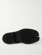 Maison Margiela - Tabi Split-Toe Polished-Leather Derby Shoes - Black