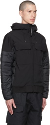 C.P. Company Black Shell-R Mixed Goggle Jacket