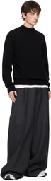 Lanvin White & Navy JLA Mesh Sneakers