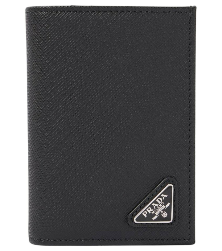 Photo: Prada Logo Saffiano leather card case