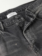 John Elliott - The Daze Straight-Leg Distressed Selvedge Jeans - Gray
