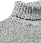 Inis Meáin - Donegal Merino Wool and Cashmere-Blend Rollneck Sweater - Gray