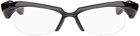 FACTORY900 SSENSE Exclusive Black FA-208 Glasses