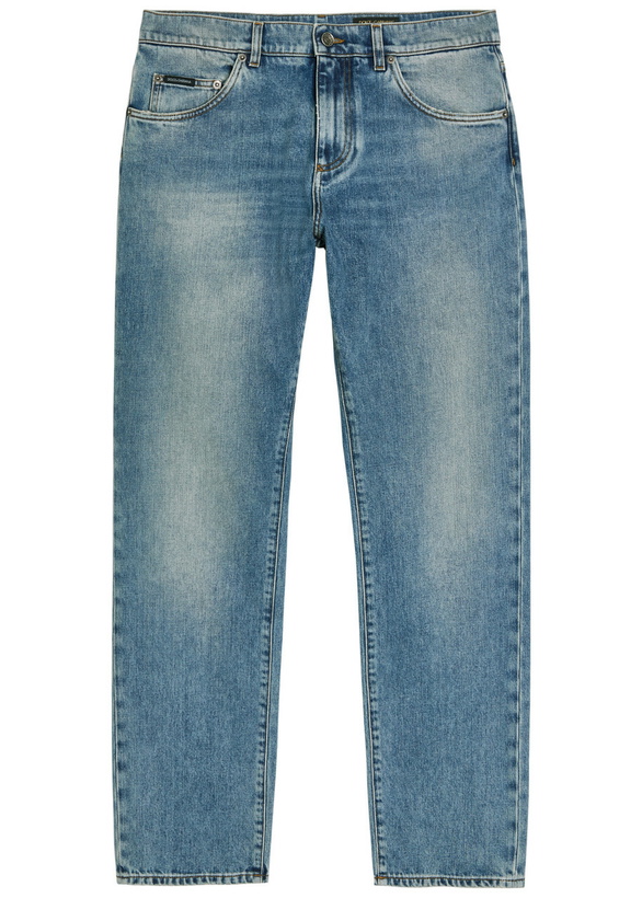 Photo: Dolce & Gabbana Orta Straight-leg Jeans Denim