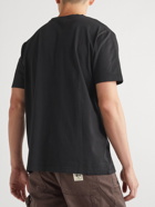 Nudie Jeans - Printed Organic Cotton-Jersey T-Shirt - Black