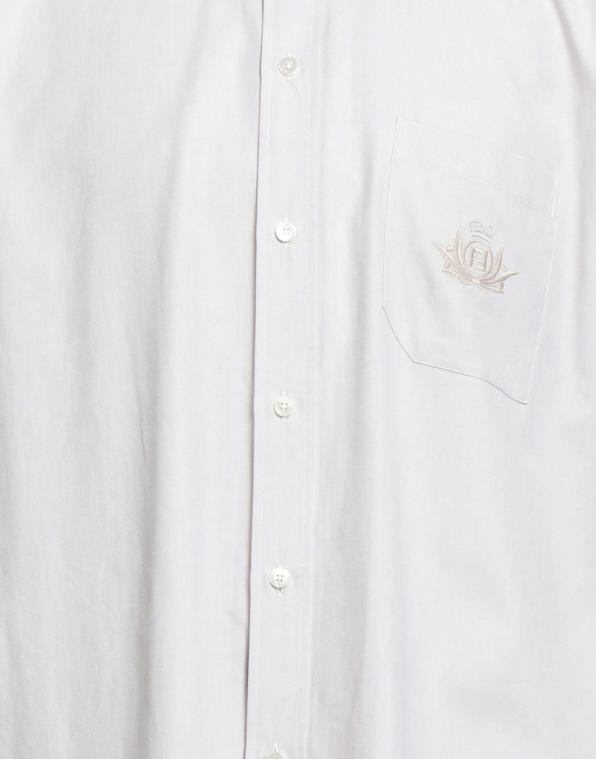 Fendi Mens Shirt Light in Grey