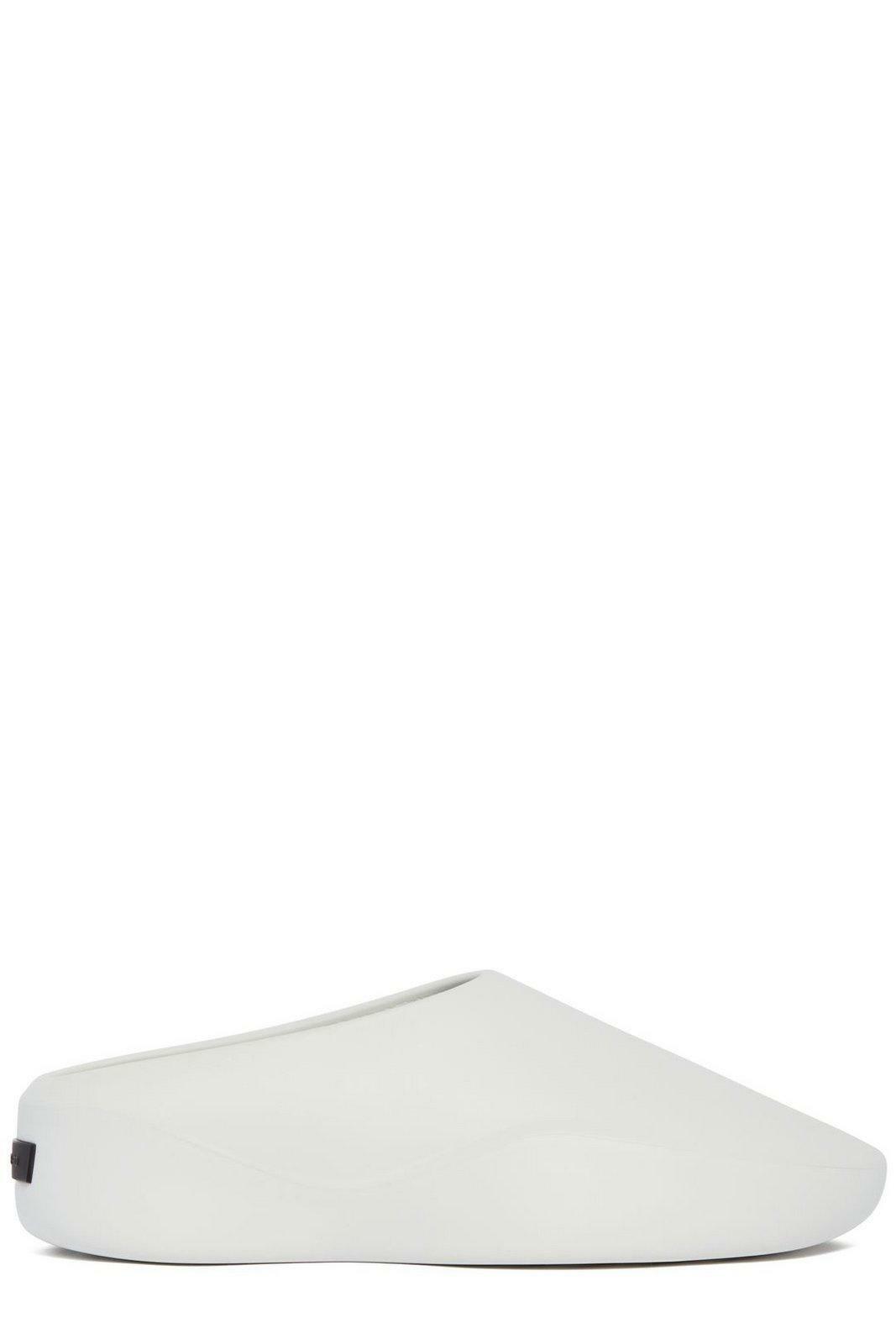 Fear of God Logo Patch Round-toe Slippers