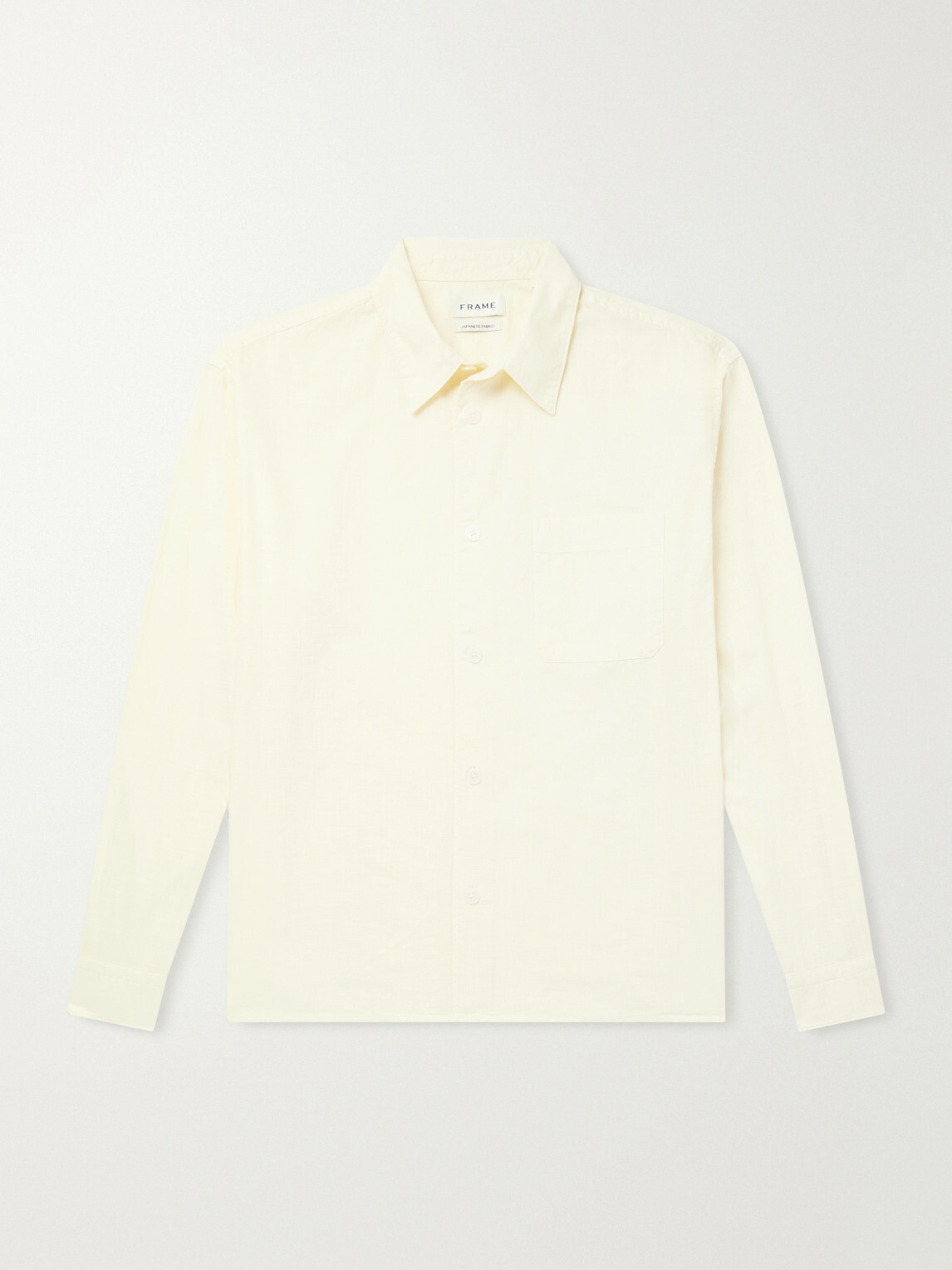 FRAME - Cotton-Poplin Shirt - White
