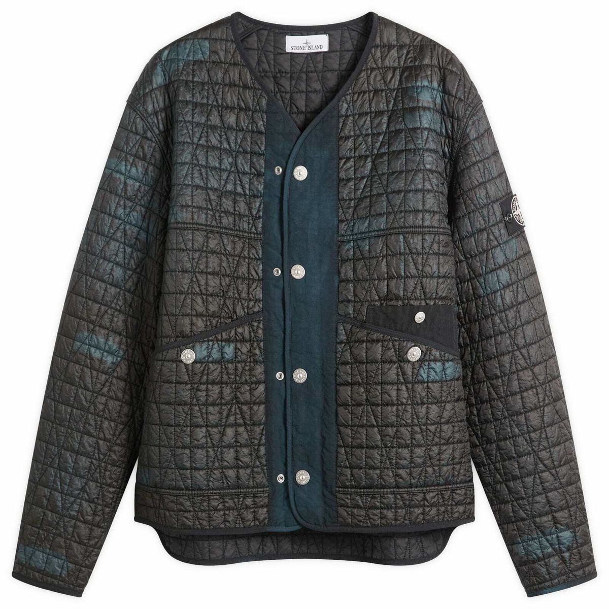 【STONE】2025AW NYLON REPS-TC Stone Island Men's Nylon Reps-TC Corrosion Treatment Quilted Jacke