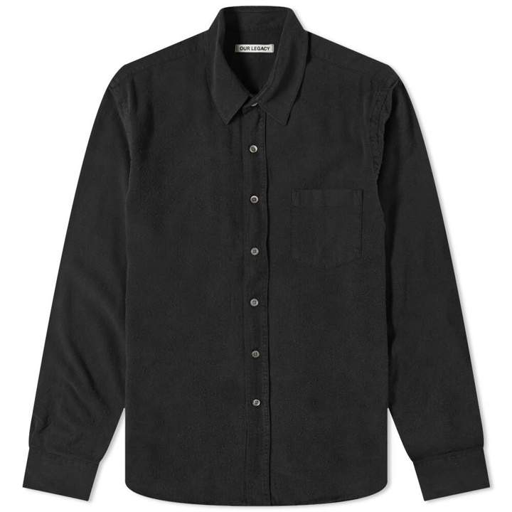 Photo: Our Legacy Men's Classic Shirt in Black Silk