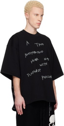 MASTERMIND WORLD Black MW Decorated SS Sweatshirt