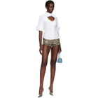 Vivienne Westwood White Short Sleeve Toulouse Frill Shirt