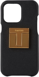 TOM FORD Black Leather iPhone 12 Case