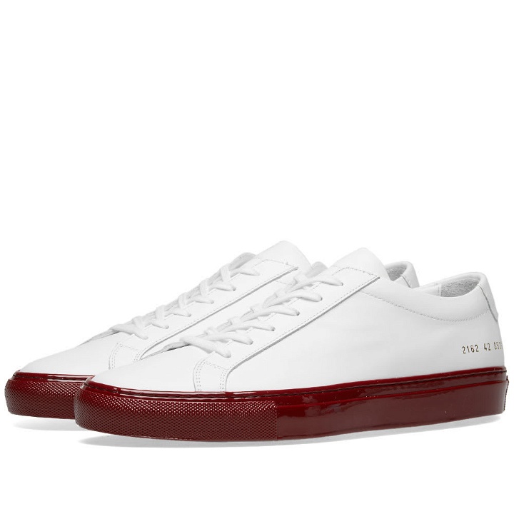 Photo: Common Projects Achilles Low Coloured Shiny Sole