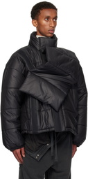Y/Project Black Velcro Puffer Jacket