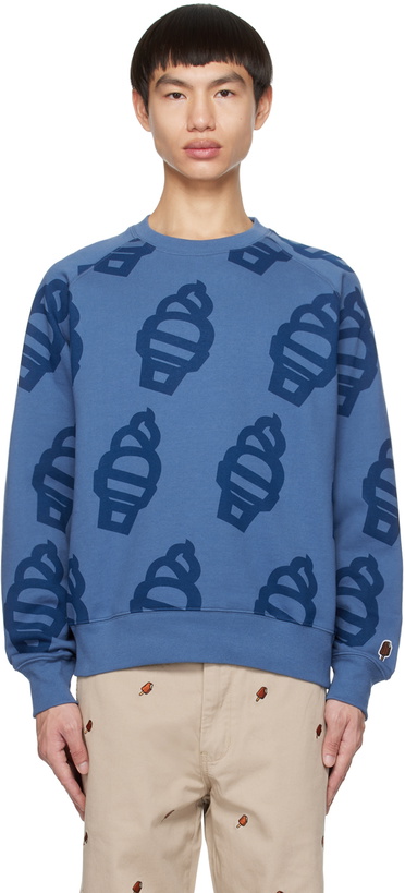 Photo: ICECREAM Navy Soft Serve Sweatshirt