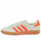 Adidas Men's Gazelle Indoor W Sneakers in Linen Green/Solar Orange/Gum