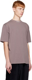 Heron Preston Gray Embroidered T-Shirt