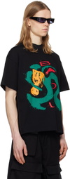 SPENCER BADU Black Drum Oversized T-shirt