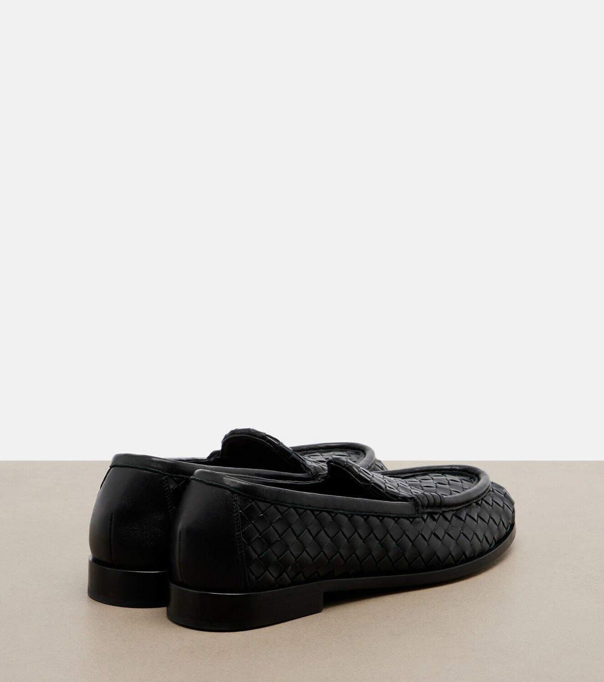 Bottega Veneta Silenzio Intrecciato leather loafers