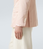 Umit Benan Richard double-breasted silk blazer