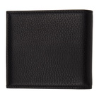 Valentino Garavani Black Grained Logo Bifold Wallet