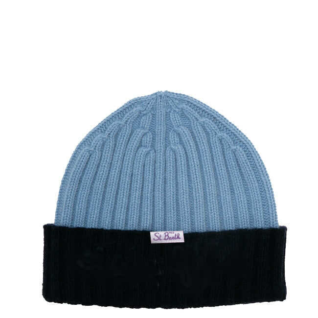 MC2 Saint Barth Cashmere Blend Hat With Off Piste Embroidery