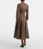 'S Max Mara Pesche polka-dot cotton shirt dress
