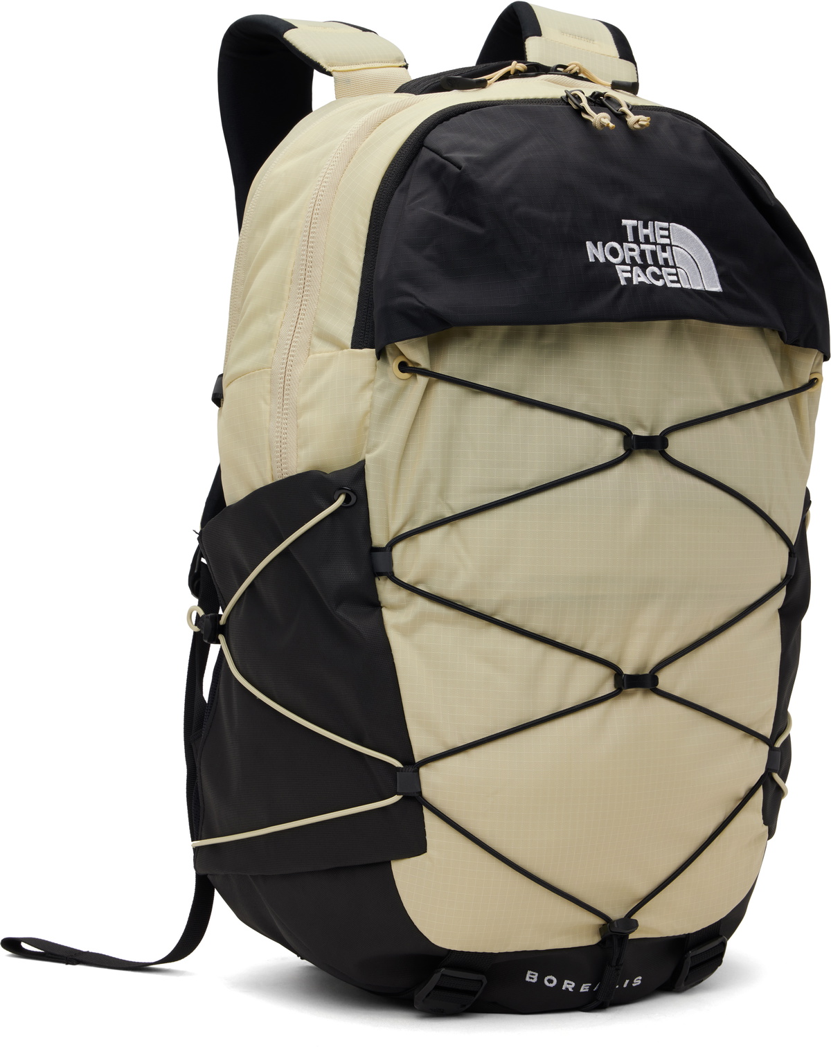 North face backpack beige best sale