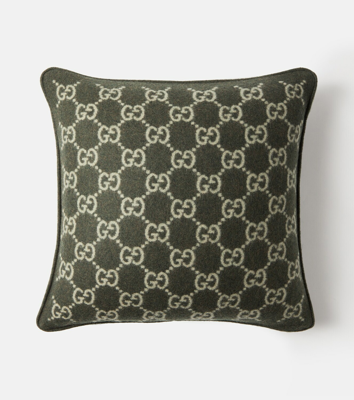Gucci GG wool and cashmere jacquard cushion
