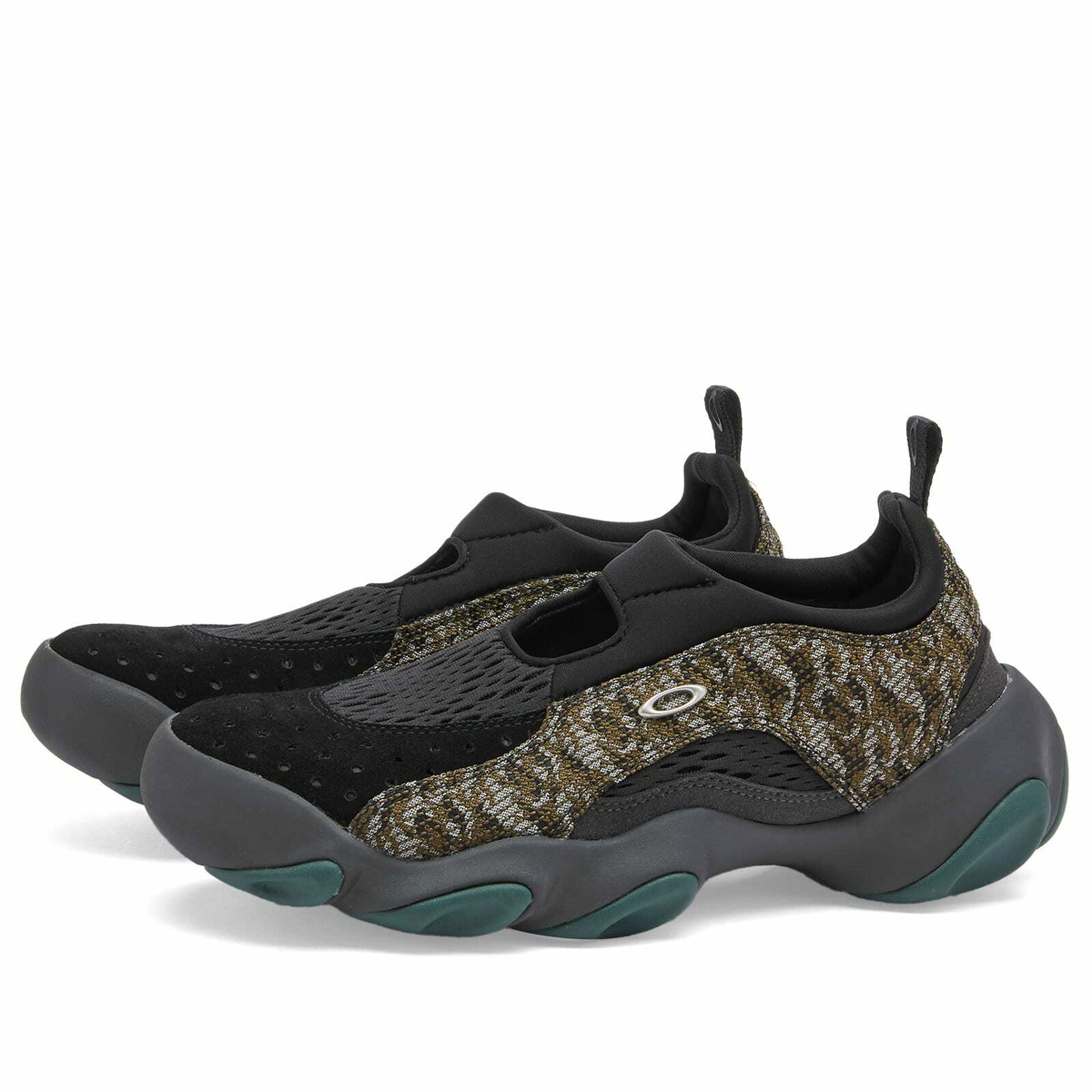 Oakley Factory Team Men's Jacquard Flesh Sandal in Camo/Black