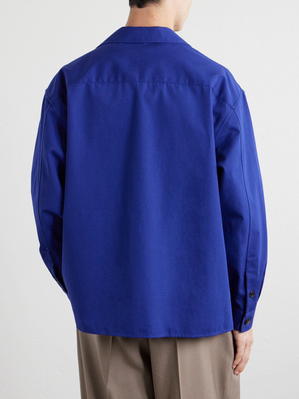 Valentino Garavani - VGold Cotton Shirt - Blue