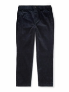 Oliver Spencer - Straight-Leg Cotton-Blend Corduroy Trousers - Blue