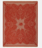 Etro Paisley wool jacquard throw