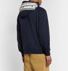 Billionaire Boys Club - Logo-Appliquéd Loopback Cotton-Jersey Zip-Up Hoodie - Blue