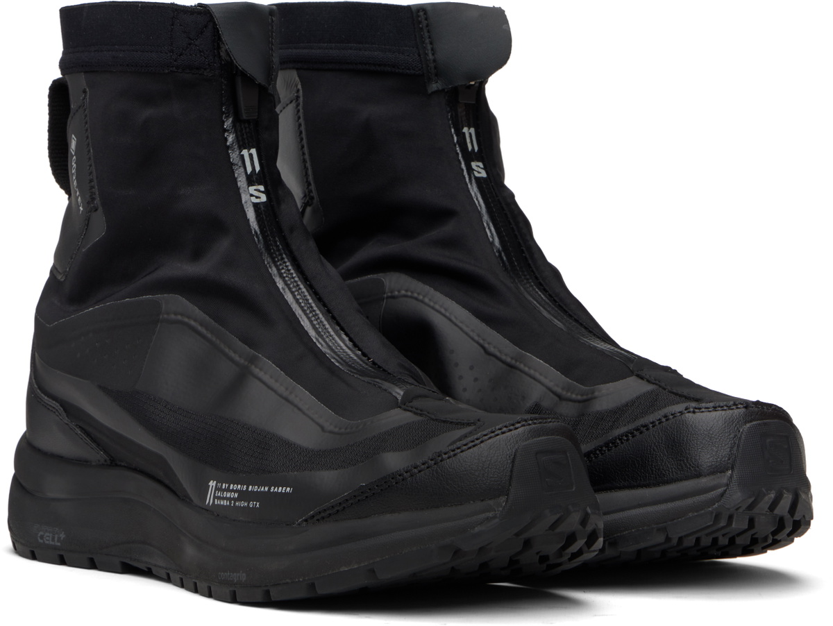 11 by Boris Bidjan Saberi Black Salomon Edition Bamba 2 High GTX V2 Sneakers