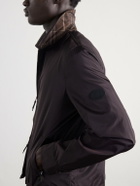 Burberry - Logo-Appliquéd Shell Jacket - Brown