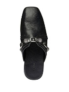 BALENCIAGA - Cosy Cagole Leather Slippers