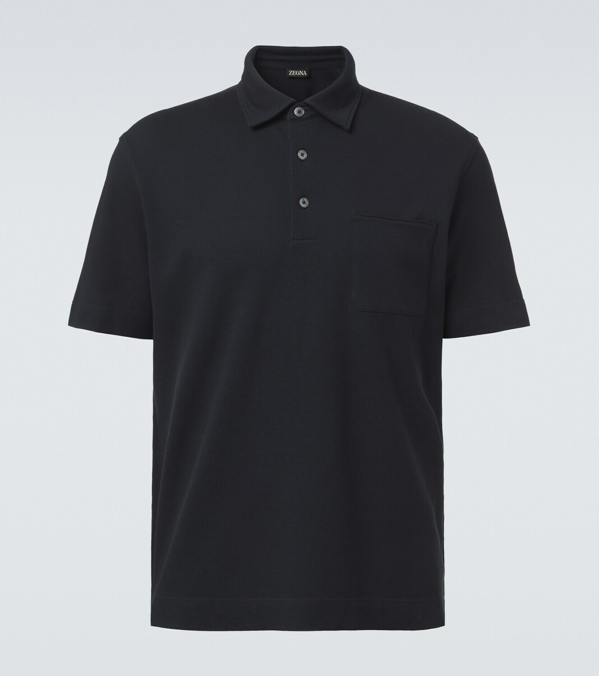 Zegna Cotton piqué polo shirt