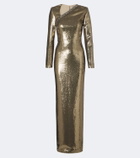 Roland Mouret Embellished sequined gown