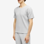 Homme Plissé Issey Miyake Men's Pleated T-Shirt in Grey