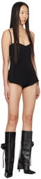 Miaou Black Sofia Romper