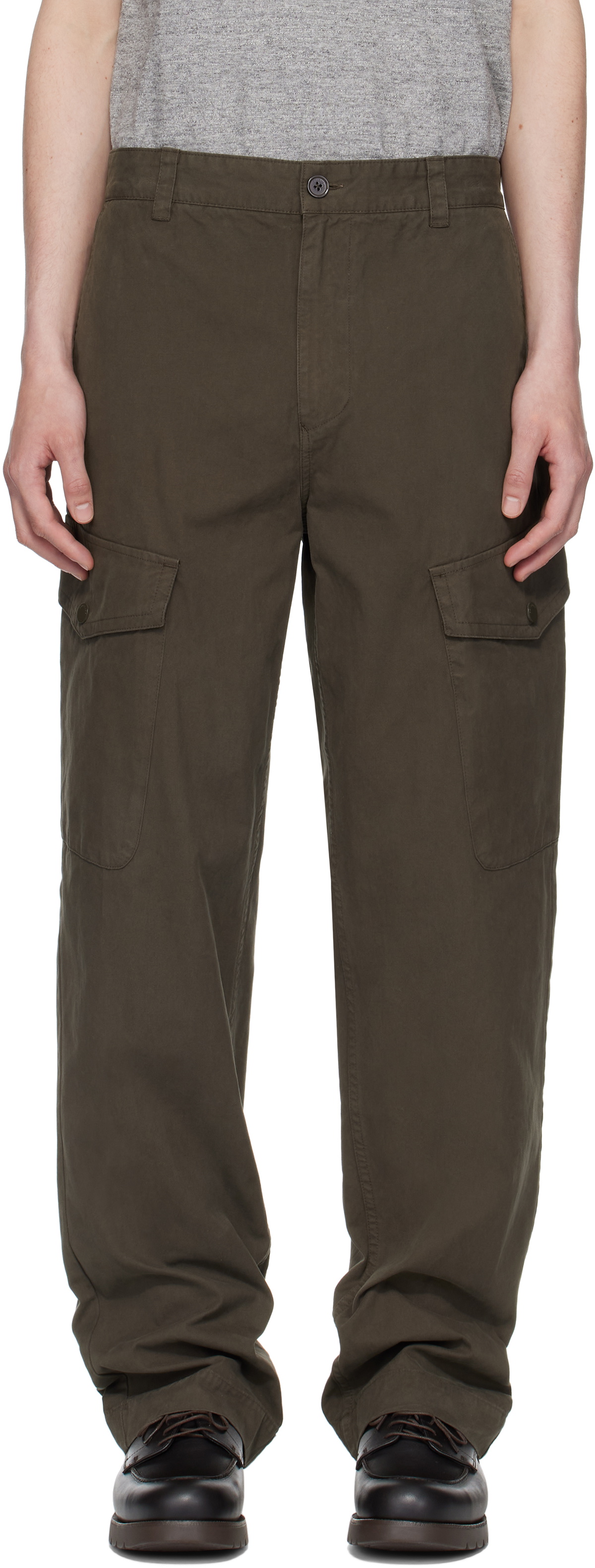 【COOR】 Diagonal Flap Pocket Pants / 追跡付 DIAGONAL FLAP POCKET PANTS - KHAKI – Boutique 7