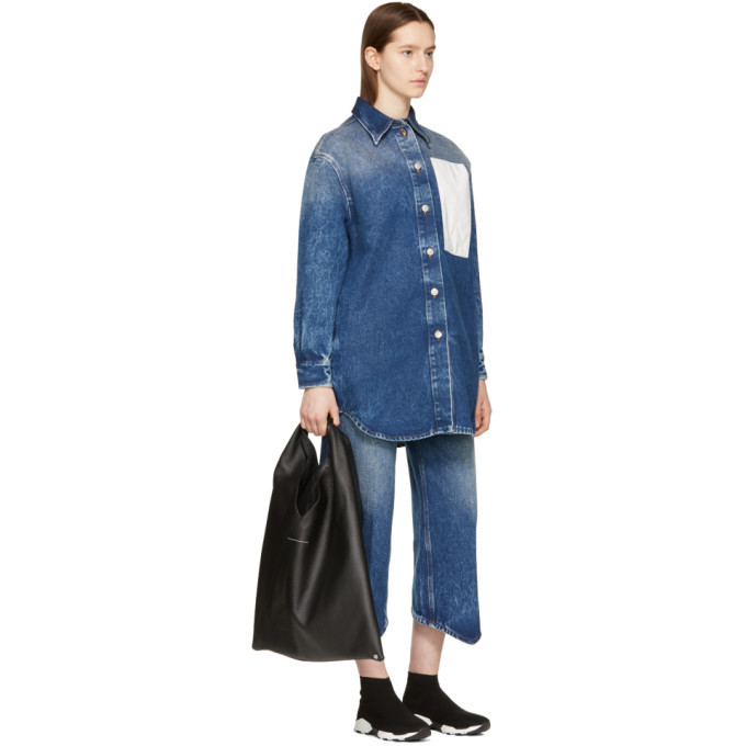 MM6 Maison Martin Margiela Blue 80s Wash Denim Shirt MM6 Maison