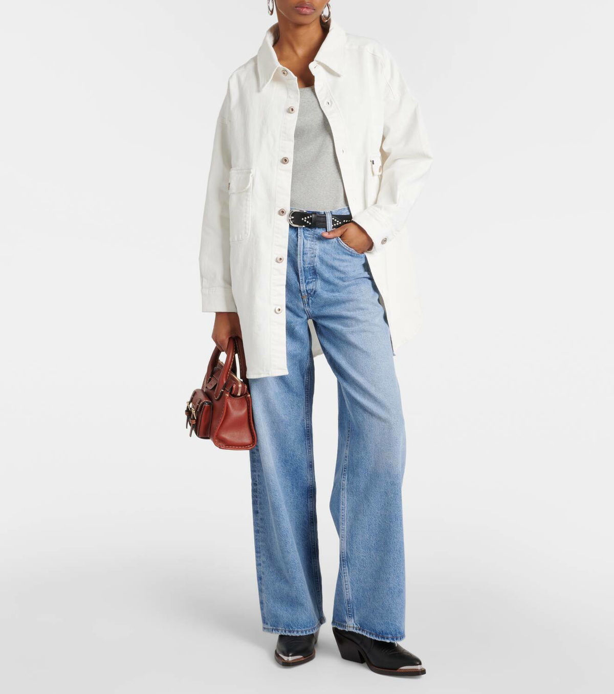 AG Jeans Oversized denim jacket