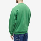 Dime Men's Chenille Crayon Crew Sweat in Green